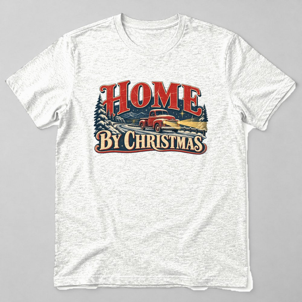 Home by Christmas T-Shirt in White