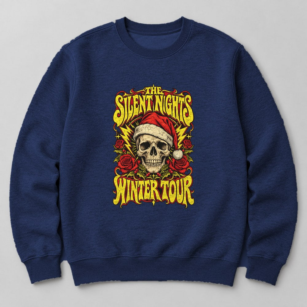 The Silent Nights Winter Tour Sweatshirt in Navy