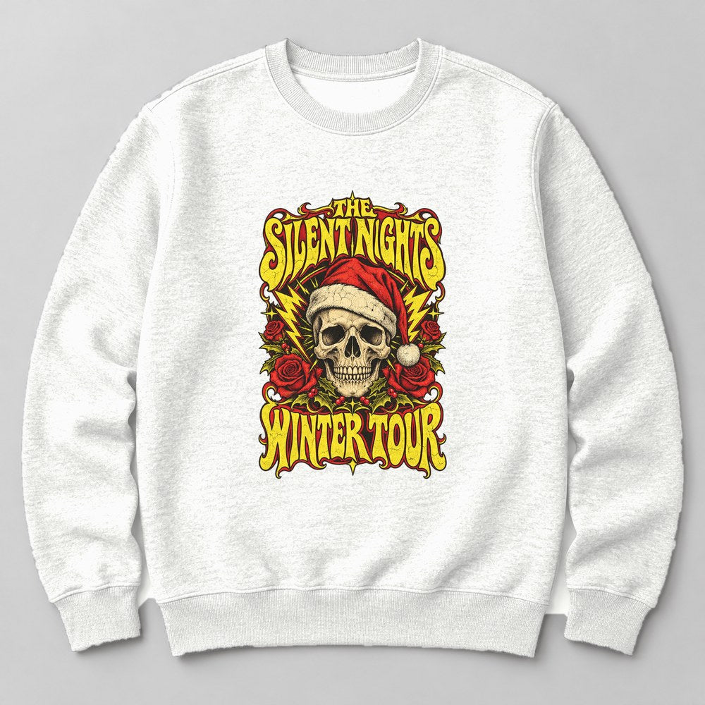 The Silent Nights Winter Tour Sweatshirt in White