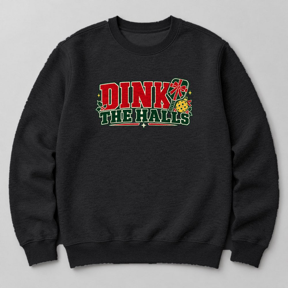 Dink the Halls Sweatshirt in Black