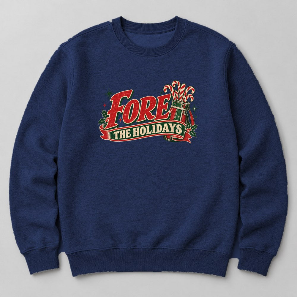 Fore the Holidays Sweatshirt in Navy