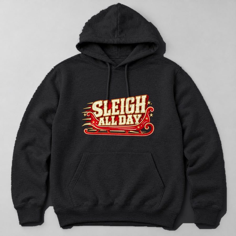 Sleigh All Day Hoodie in Black