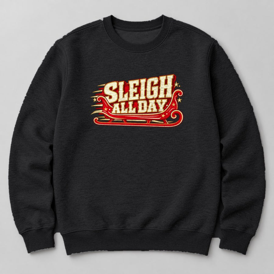 Sleigh All Day Sweatshirt in Black