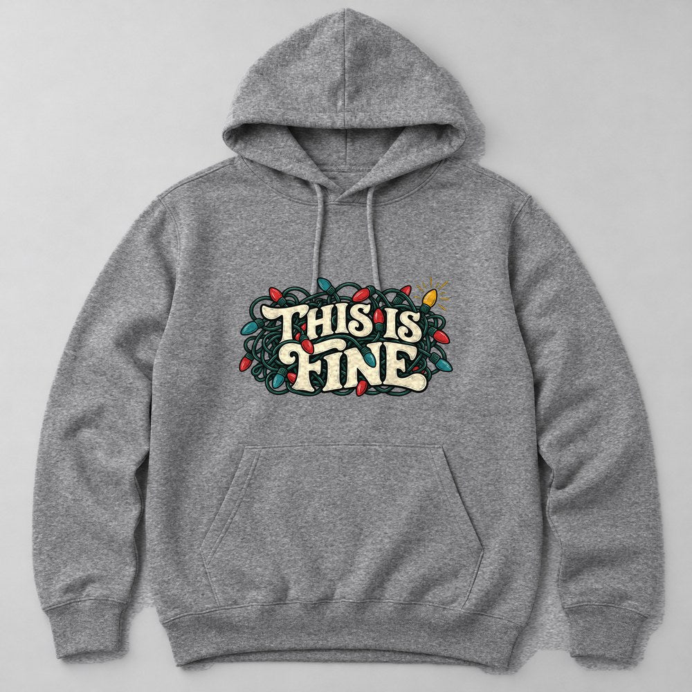 This is Fine Hoodie in Heather Grey