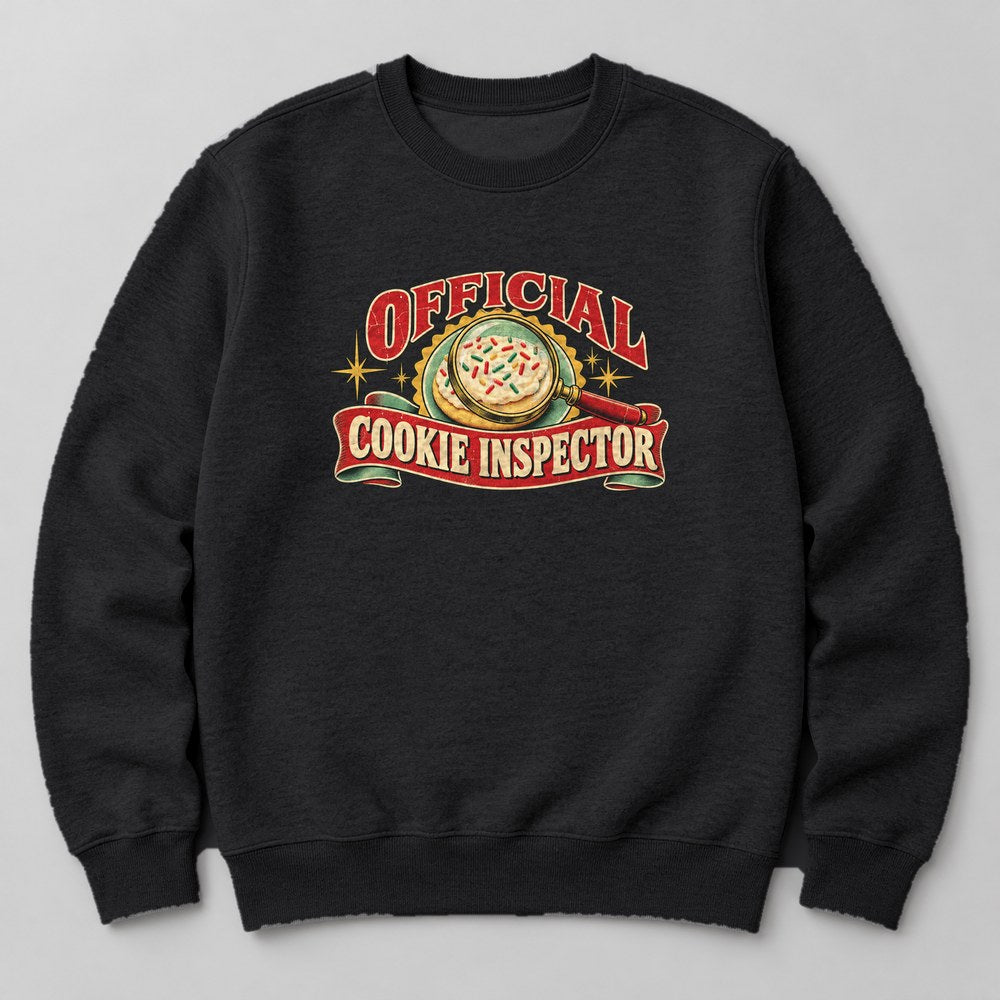 Official Cookie Inspector Sweatshirt in Black