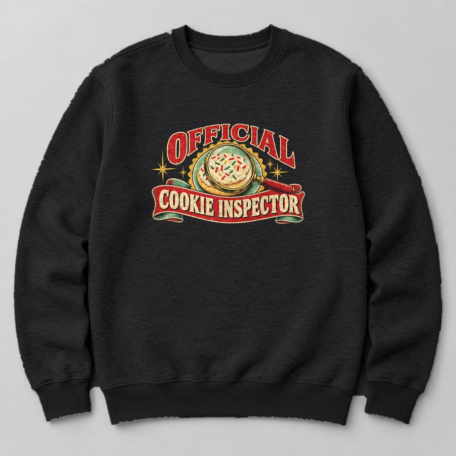 Official Cookie Inspector Sweatshirt in Black