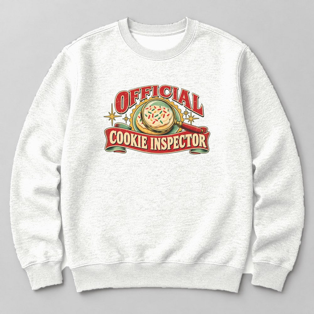 Official Cookie Inspector Sweatshirt in White
