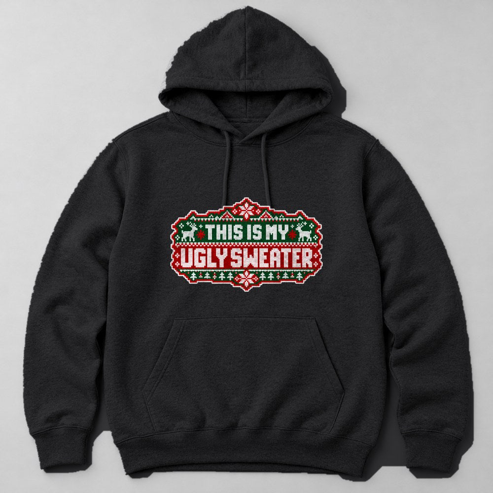 This is my Ugly Sweater Hoodie in Black