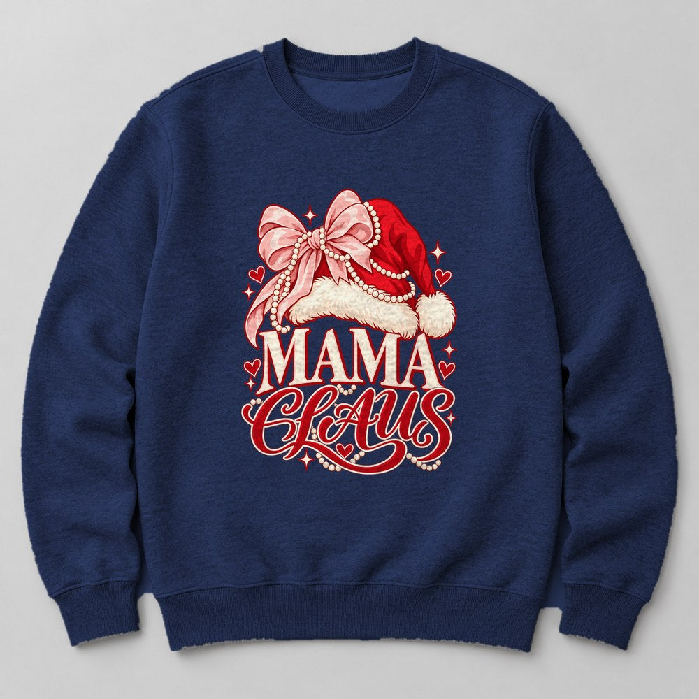 Mama Claus Sweatshirt in Navy