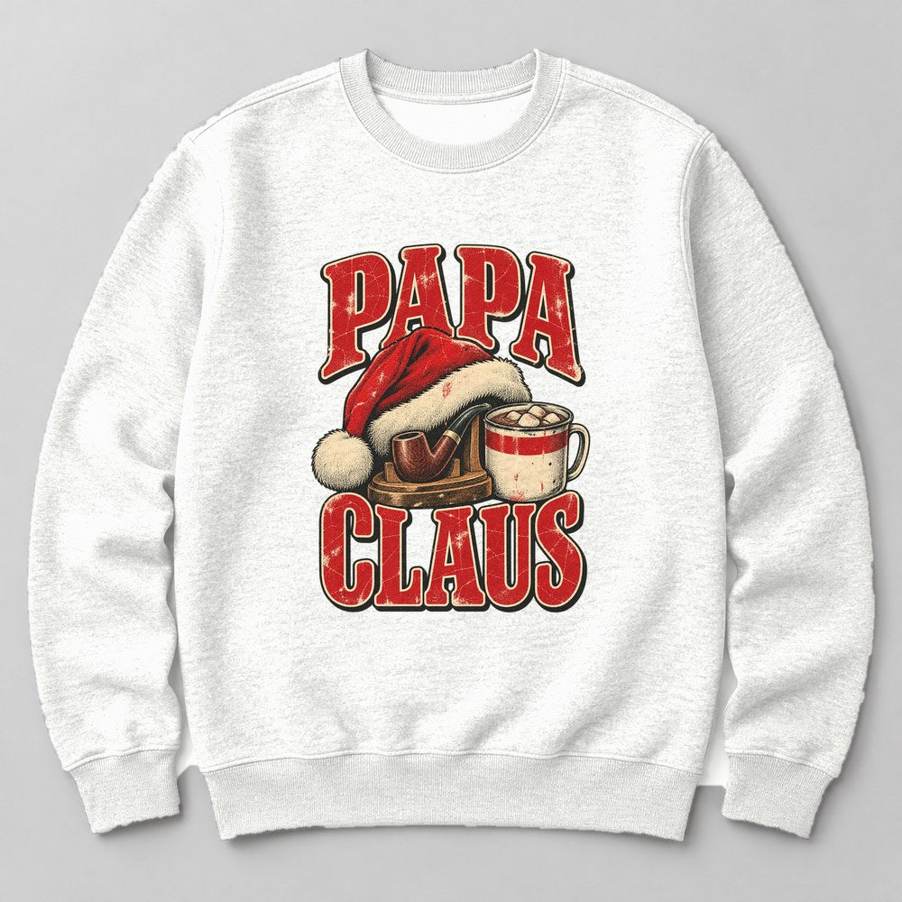 Papa Claus Sweatshirt in White