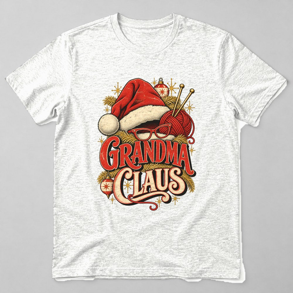 Grandma Claus T-Shirt in White
