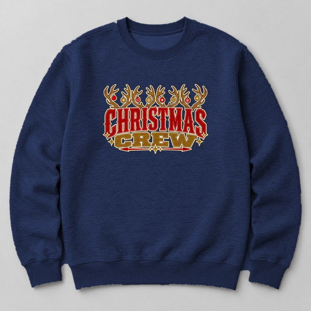 Christmas Crew Sweatshirt in Navy