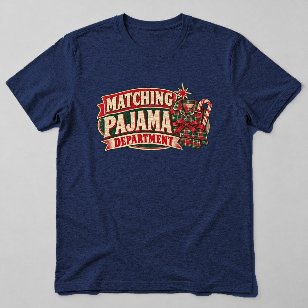 Matching Pajama Department T-Shirt in Navy