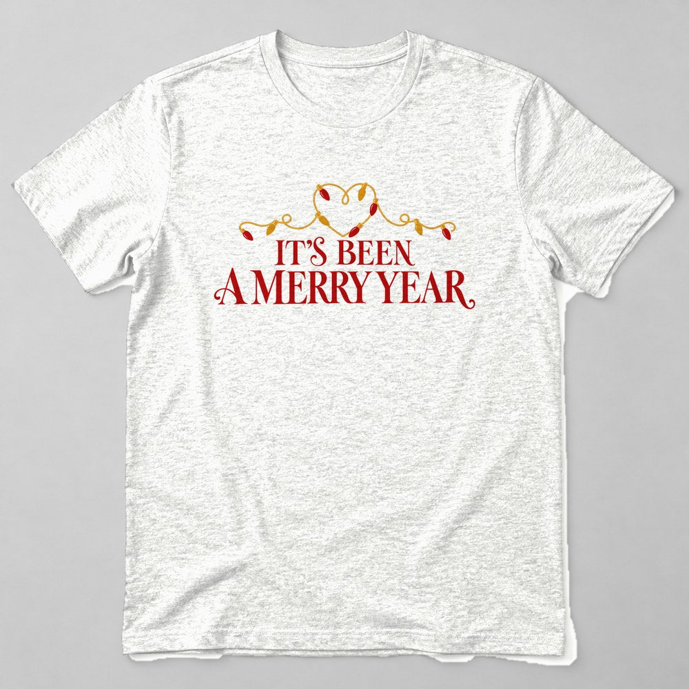 It's Been a Merry Year T-Shirt in White