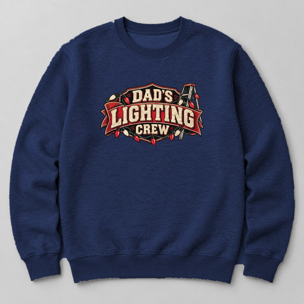 Dad's Lighting Crew Sweatshirt in Navy
