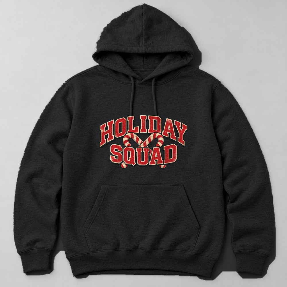 Holiday Squad Hoodie in Black
