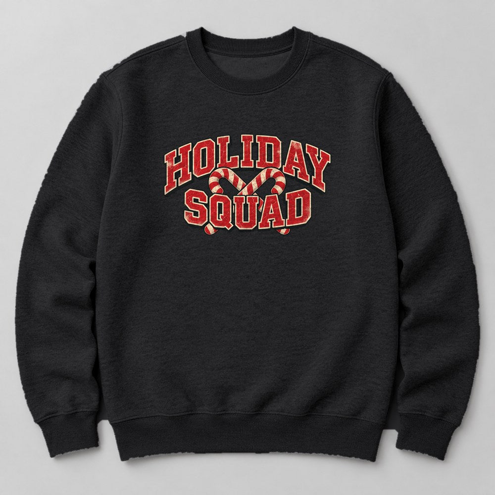 Holiday Squad Sweatshirt in Black