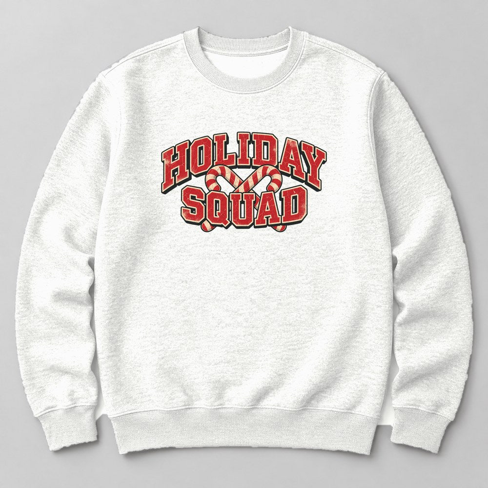 Holiday Squad Sweatshirt in White