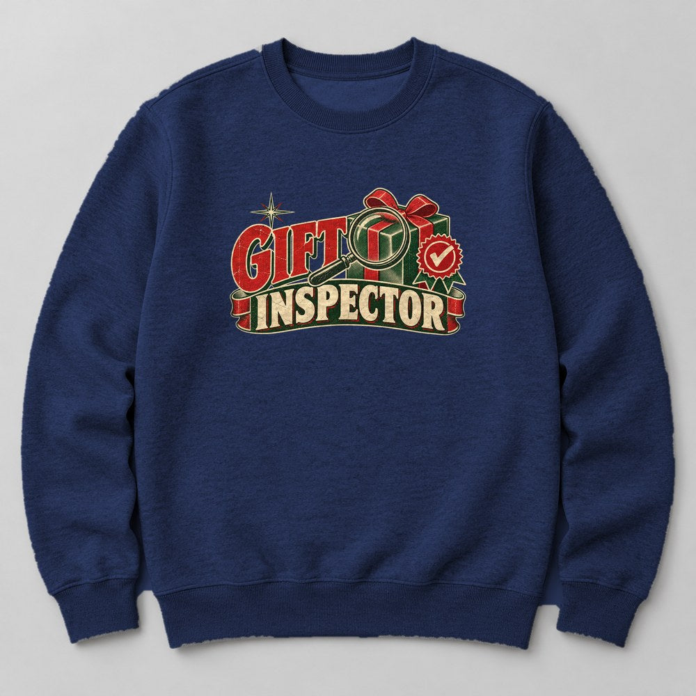 Gift Inspector Sweatshirt in Navy