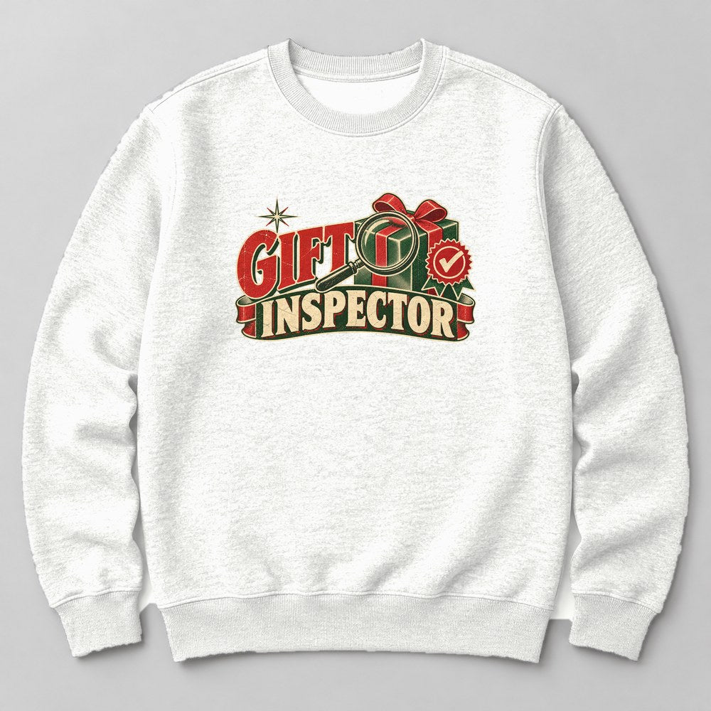 Gift Inspector Sweatshirt in White