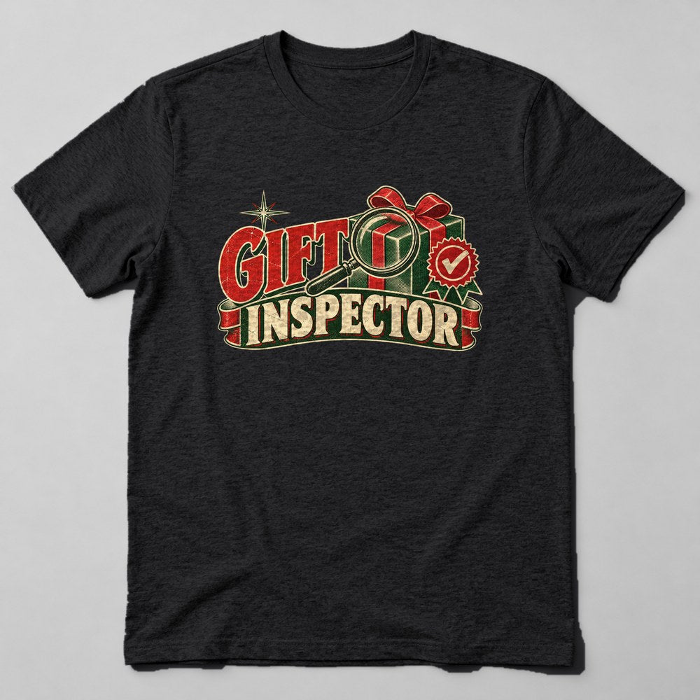 Gift Inspector T-Shirt in Black
