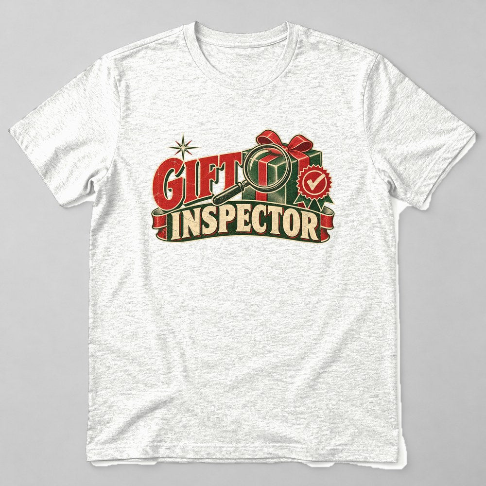 Gift Inspector T-Shirt in White