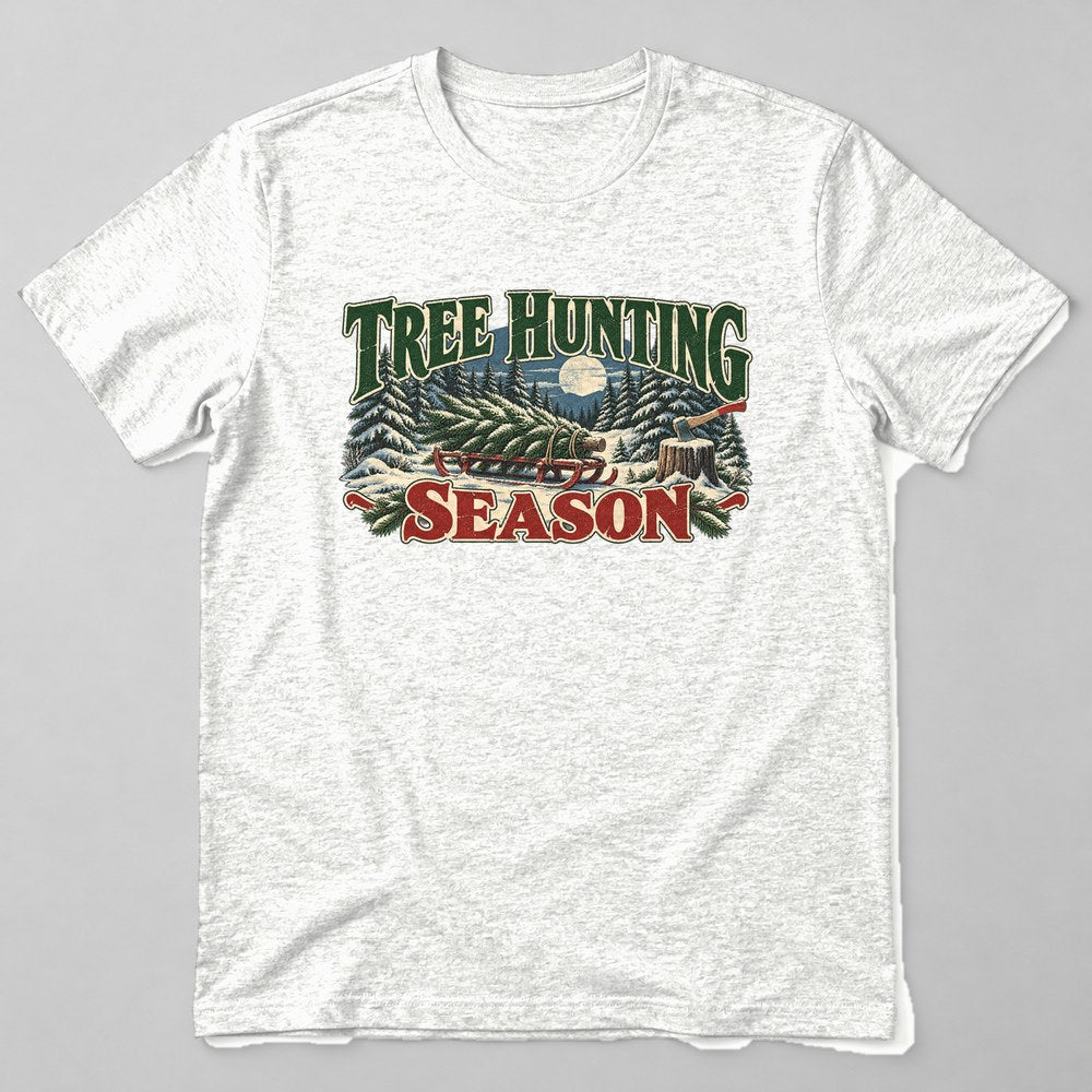 Tree Hunting Season T-Shirt in White