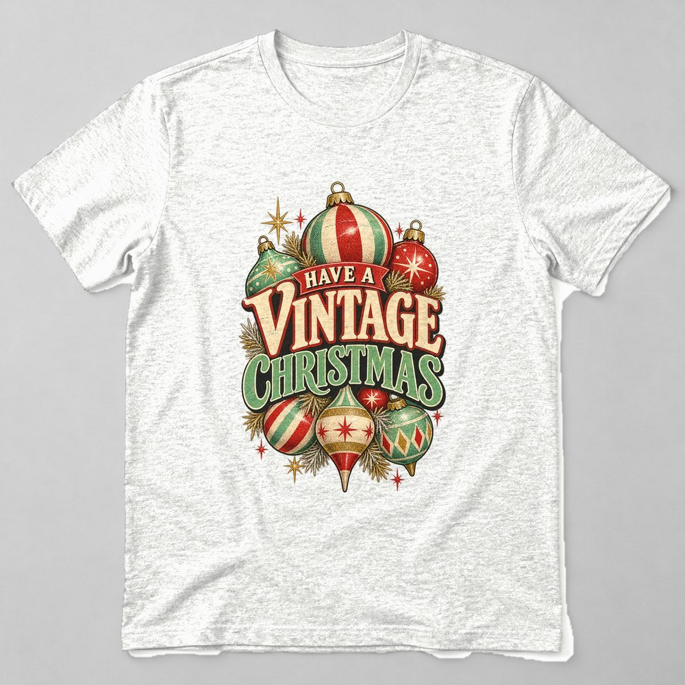 Have a Vintage Christmas T-Shirt in White