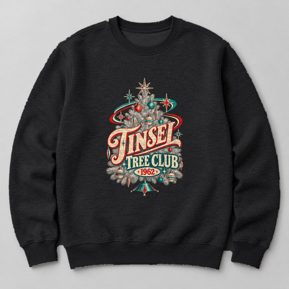 Tinsel Tree Club 1962 Sweatshirt in Black