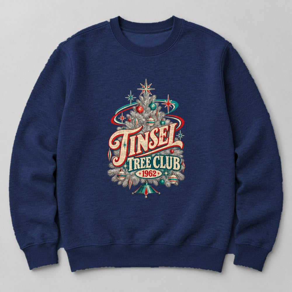Tinsel Tree Club 1962 Sweatshirt in Navy