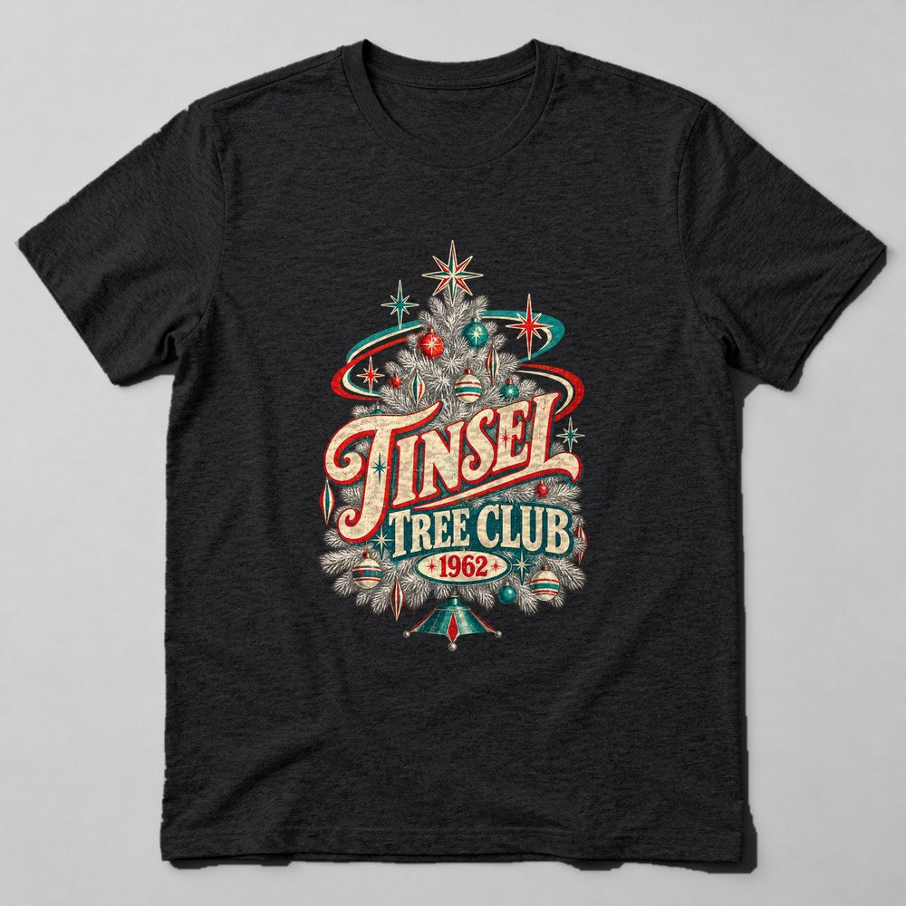 Tinsel Tree Club 1962 T-Shirt in Black
