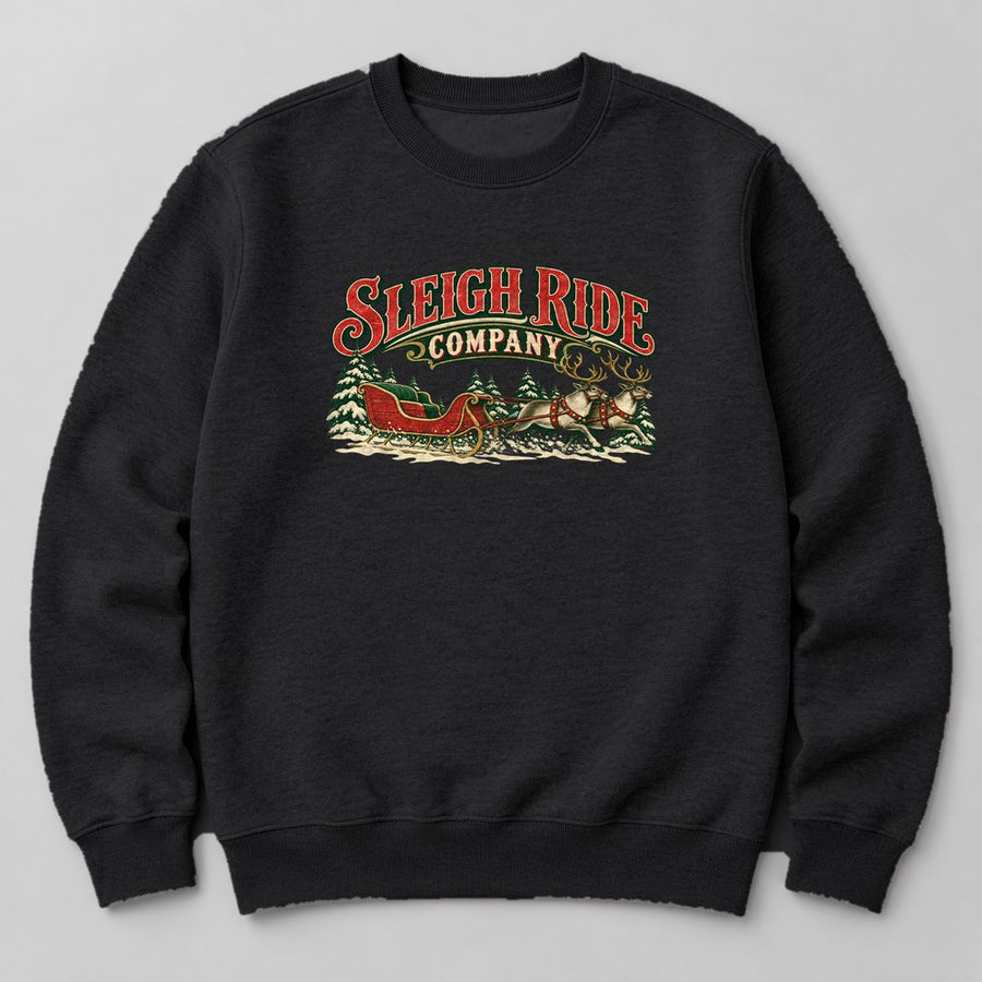 Sleigh Ride Company Sweatshirt in Black