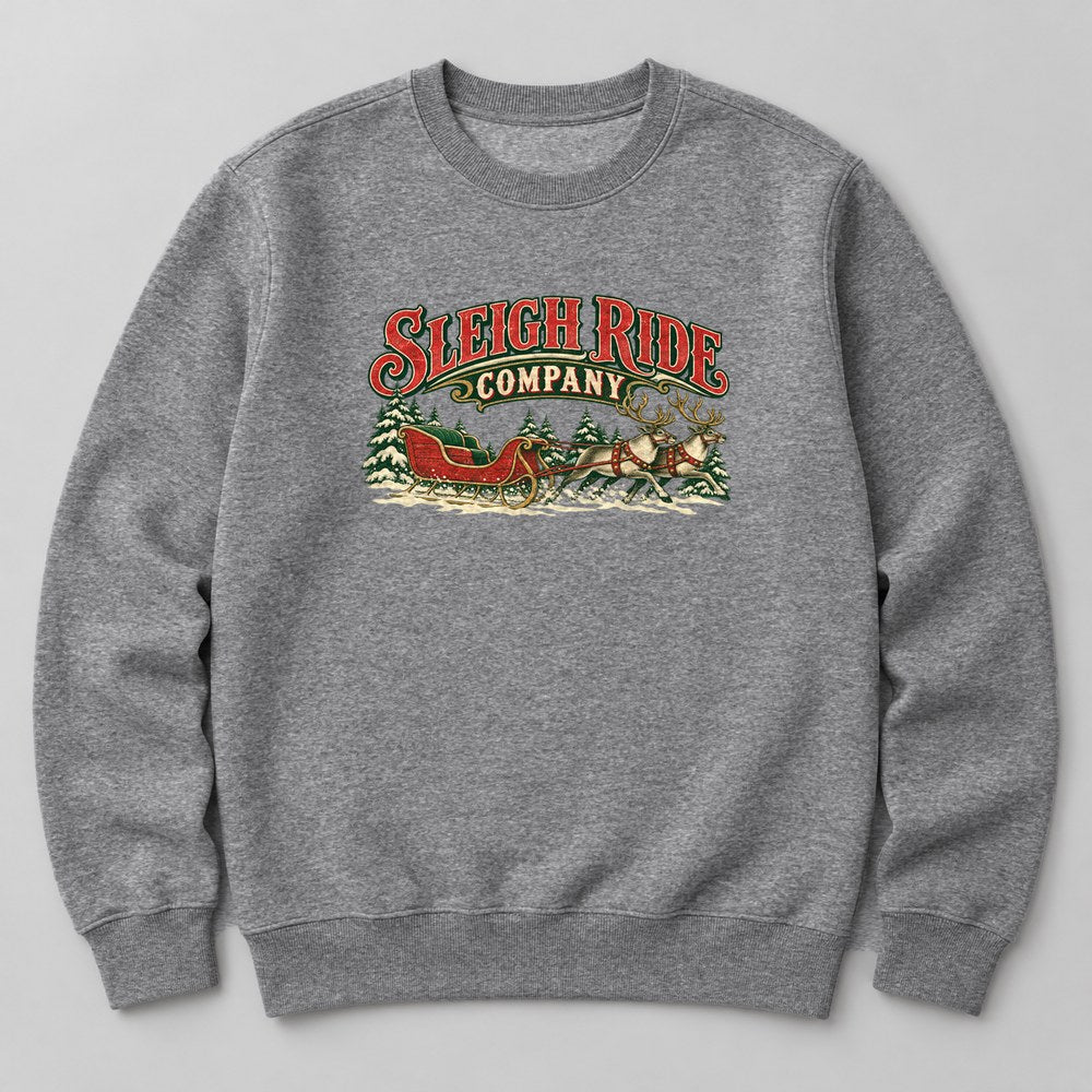 Sleigh Ride Company Sweatshirt in Heather Grey