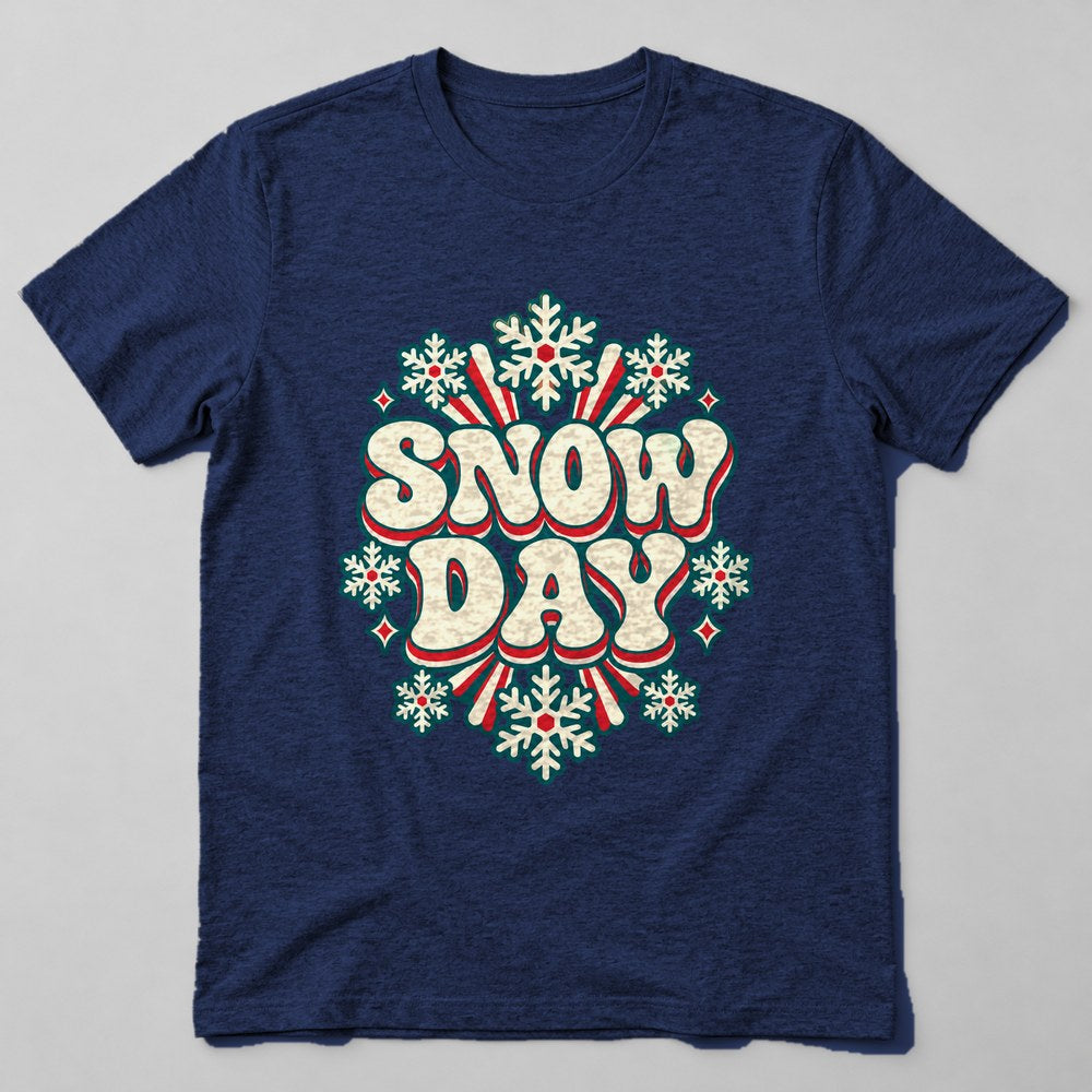 Snow Day T-Shirt in Navy