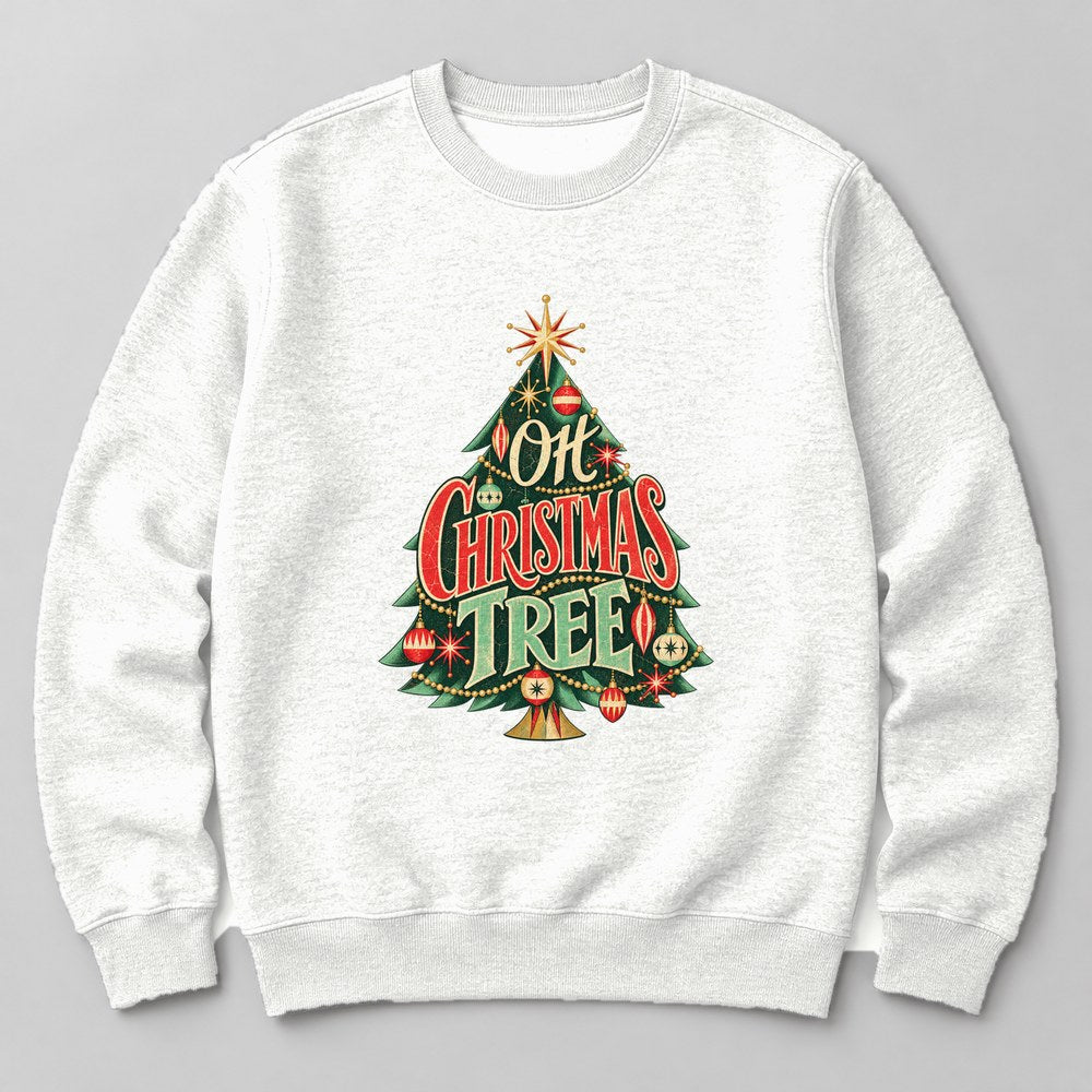 Oh Christmas Tree Sweatshirt in White