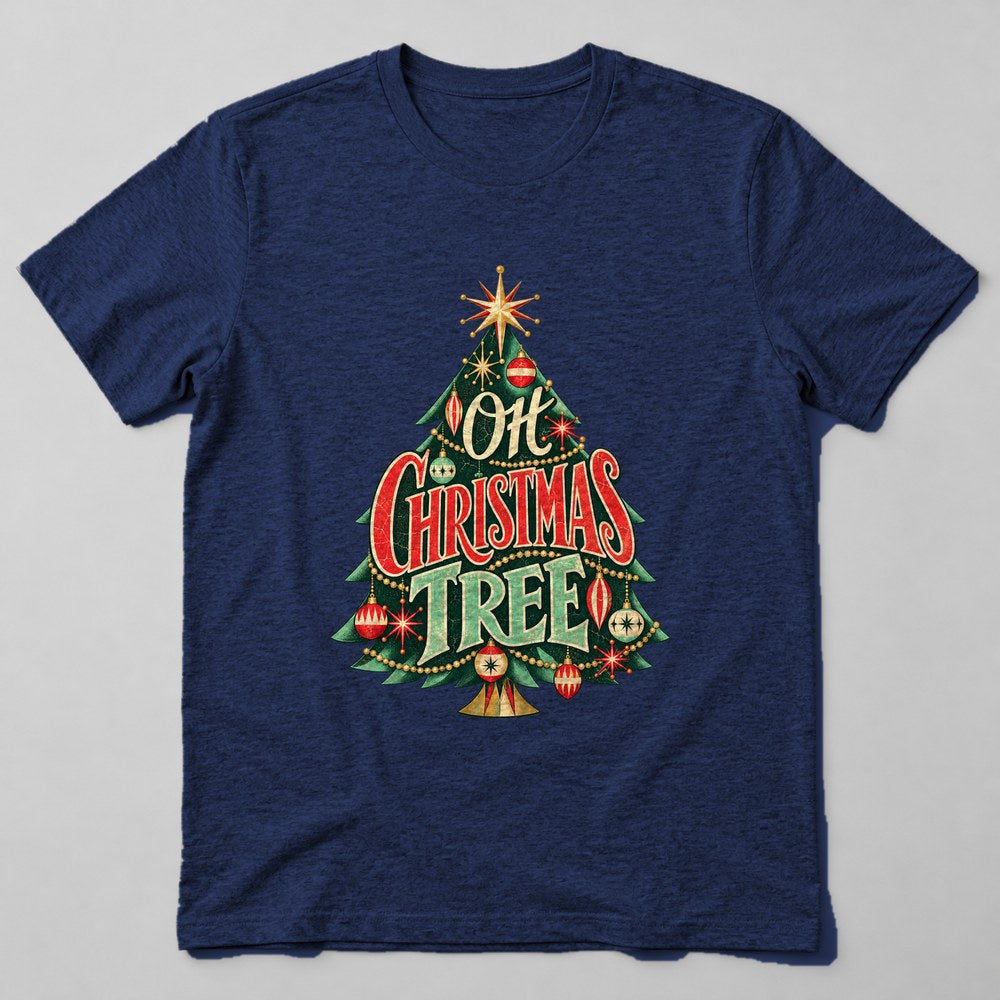 Oh Christmas Tree T-Shirt in Navy