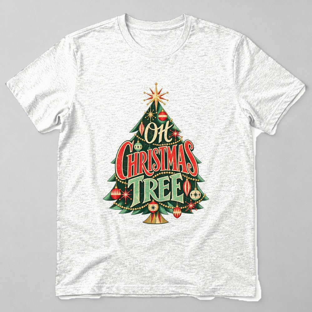 Oh Christmas Tree T-Shirt in White
