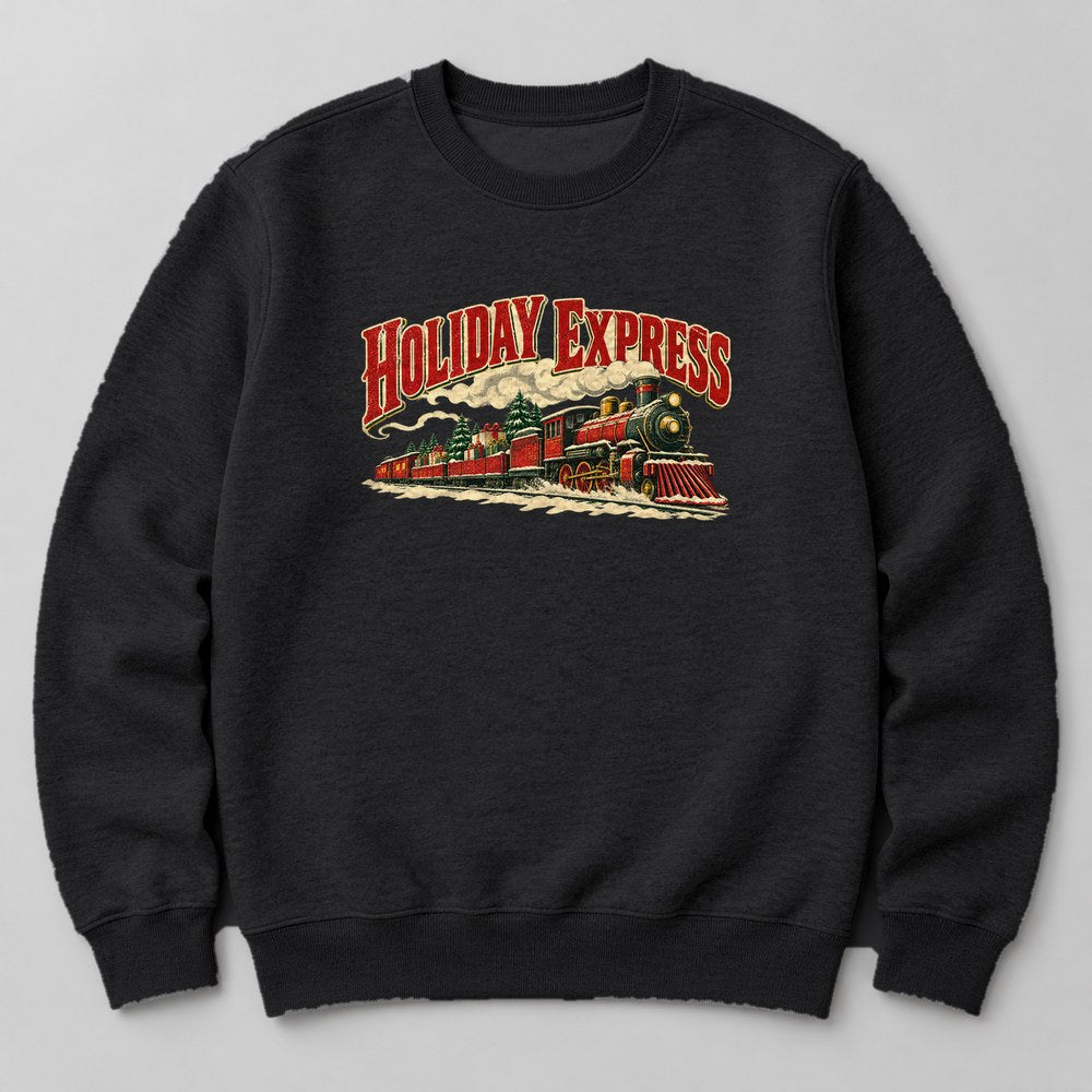 Holiday Express Sweatshirt in Black
