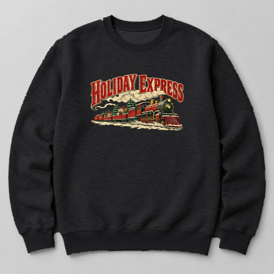 Holiday Express Sweatshirt in Black