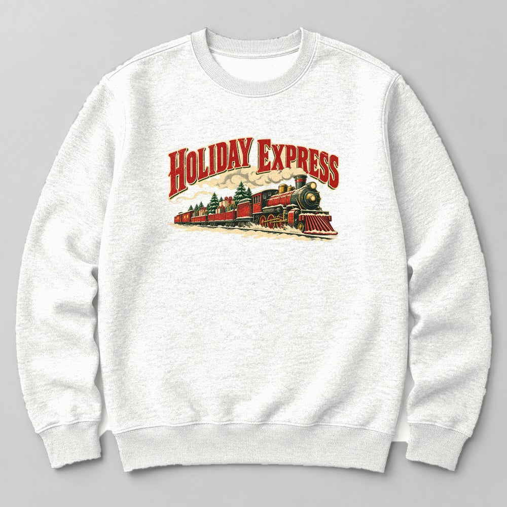 Holiday Express Sweatshirt in White