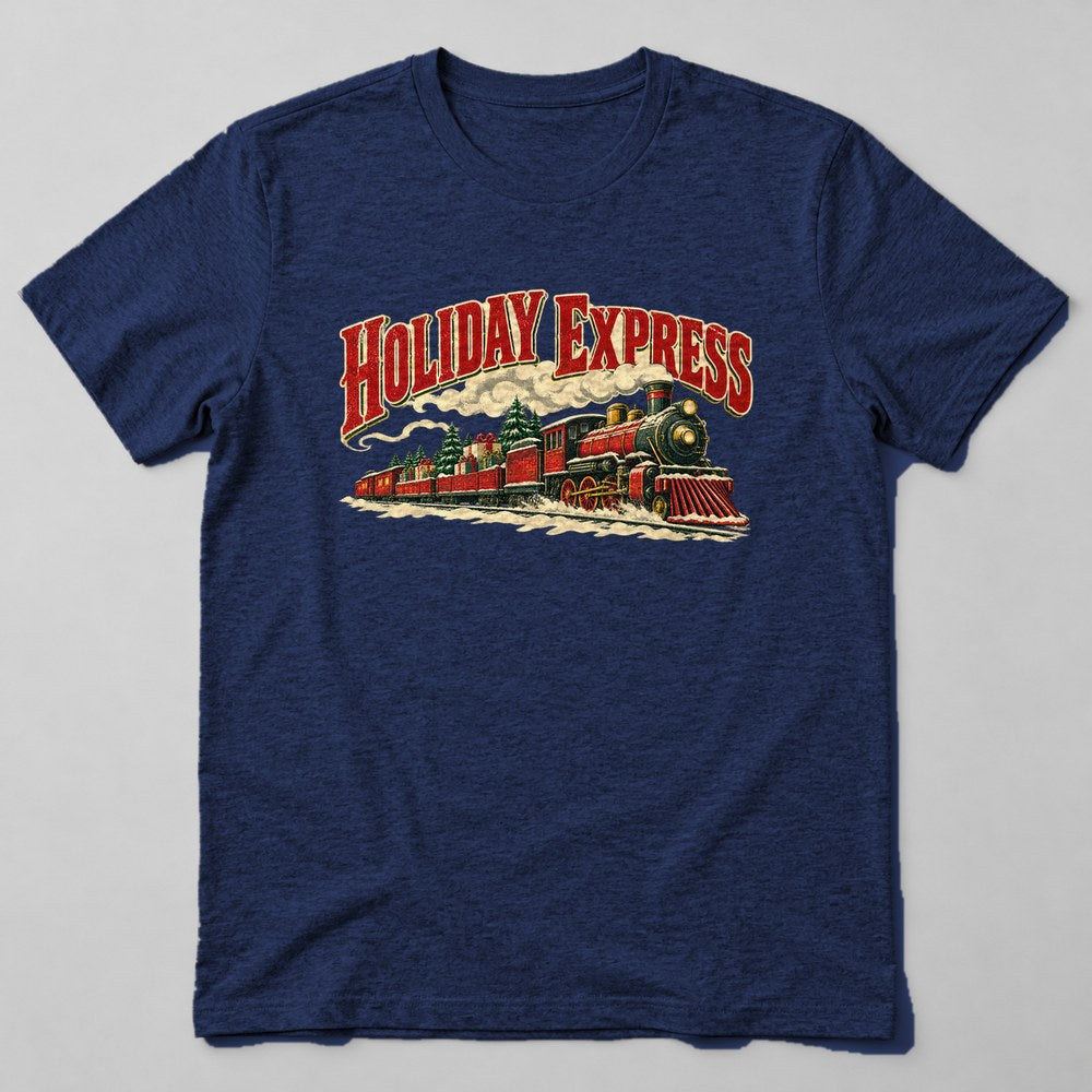 Holiday Express T-Shirt in Navy