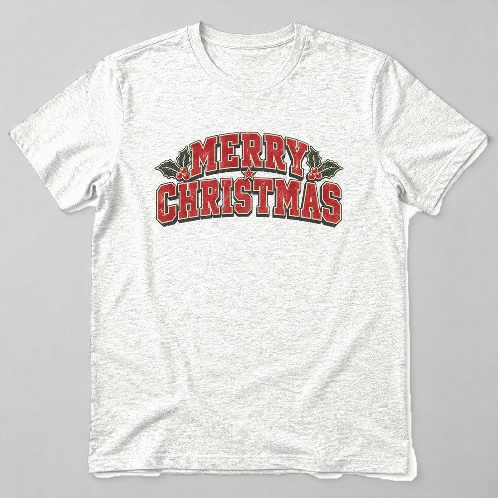 Merry Christmas T-Shirt in White