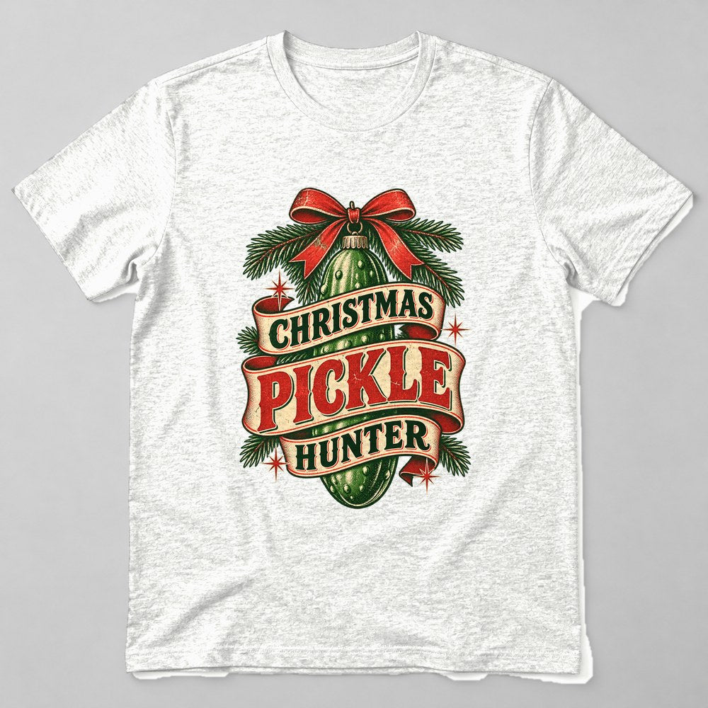 Christmas Pickle Hunter T-Shirt in White