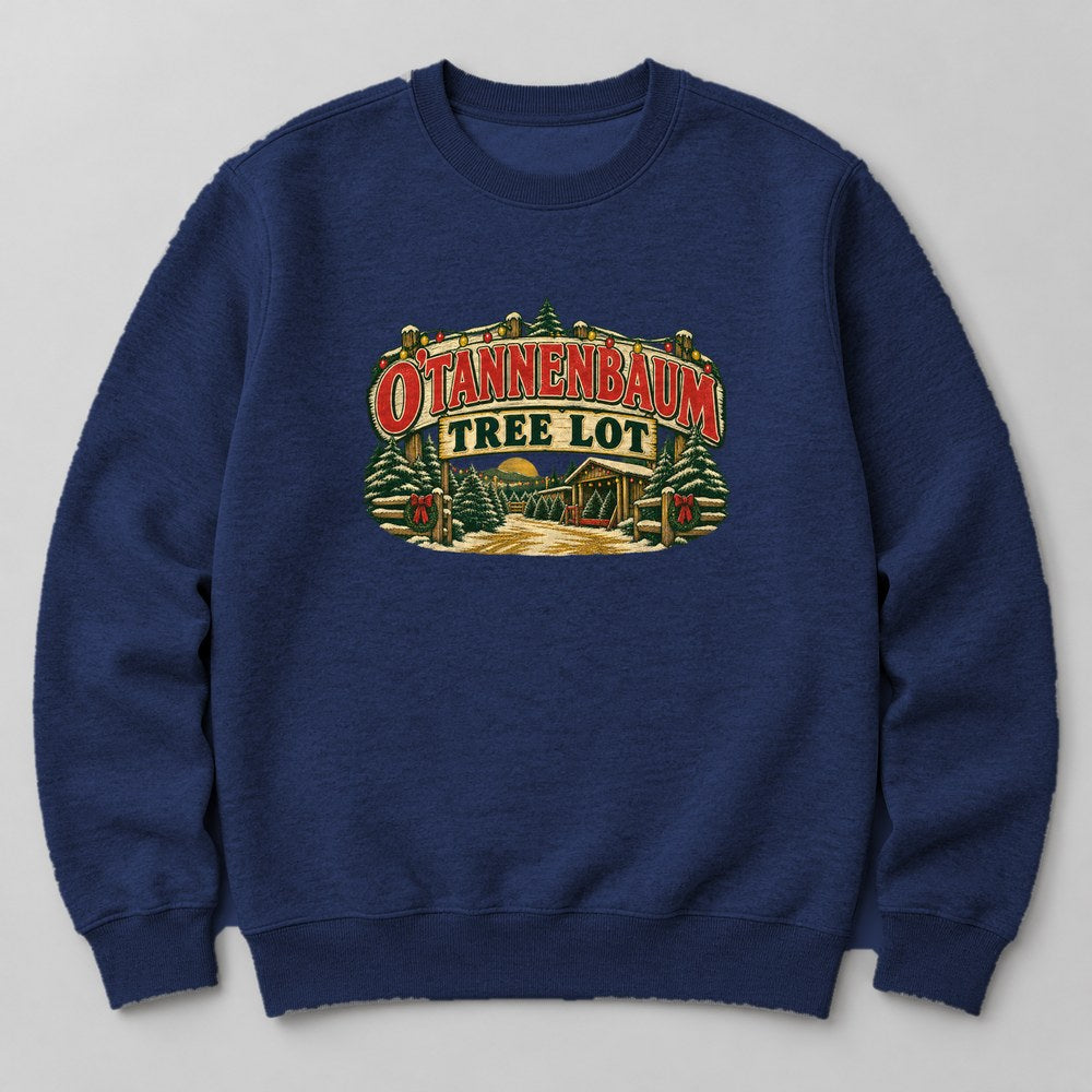 O'tannenbaum Tree Lot Sweatshirt in Navy