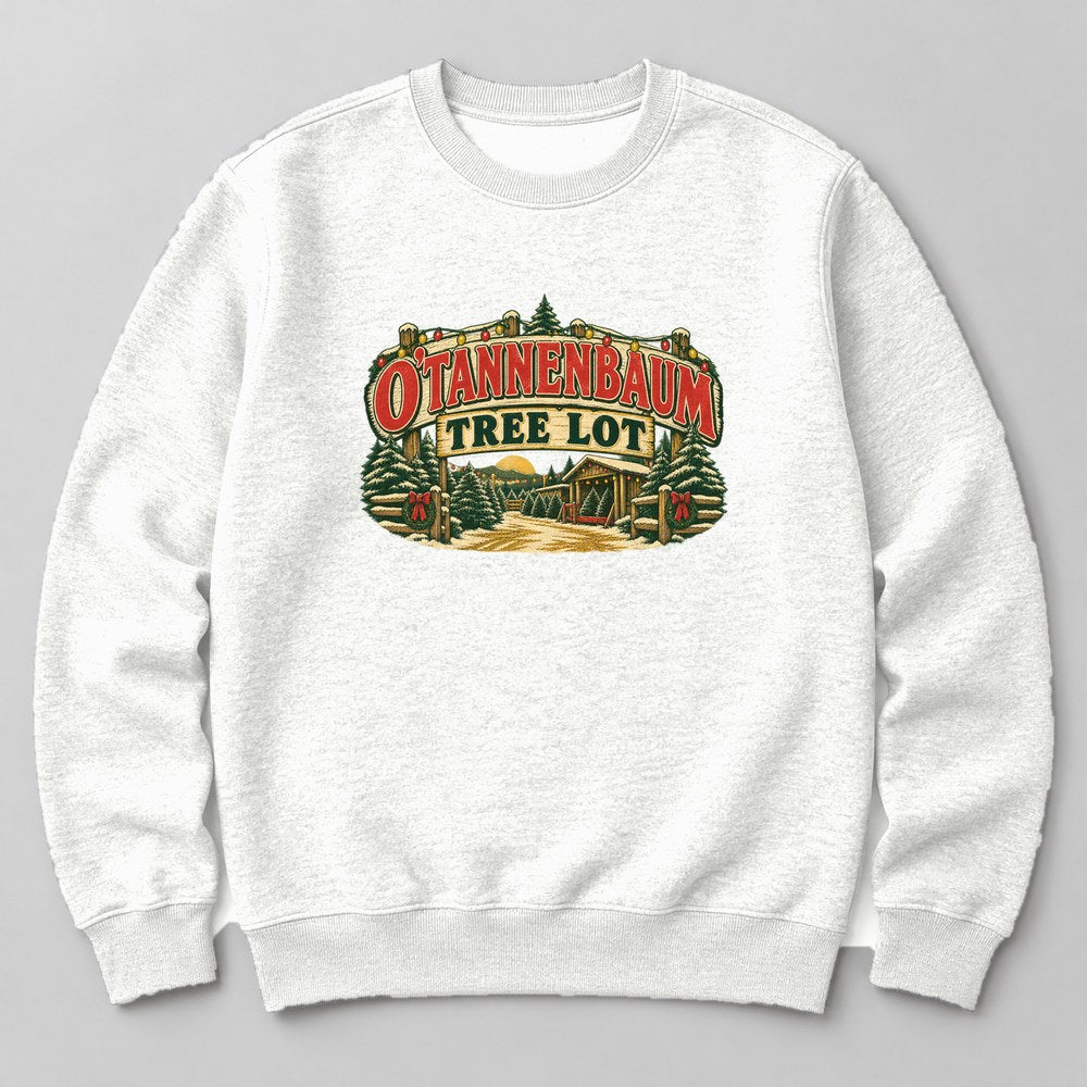 O'tannenbaum Tree Lot Sweatshirt in White
