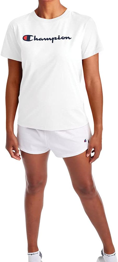 Champion Women's Classic Retro Logo Short Sleeve T-Shirt