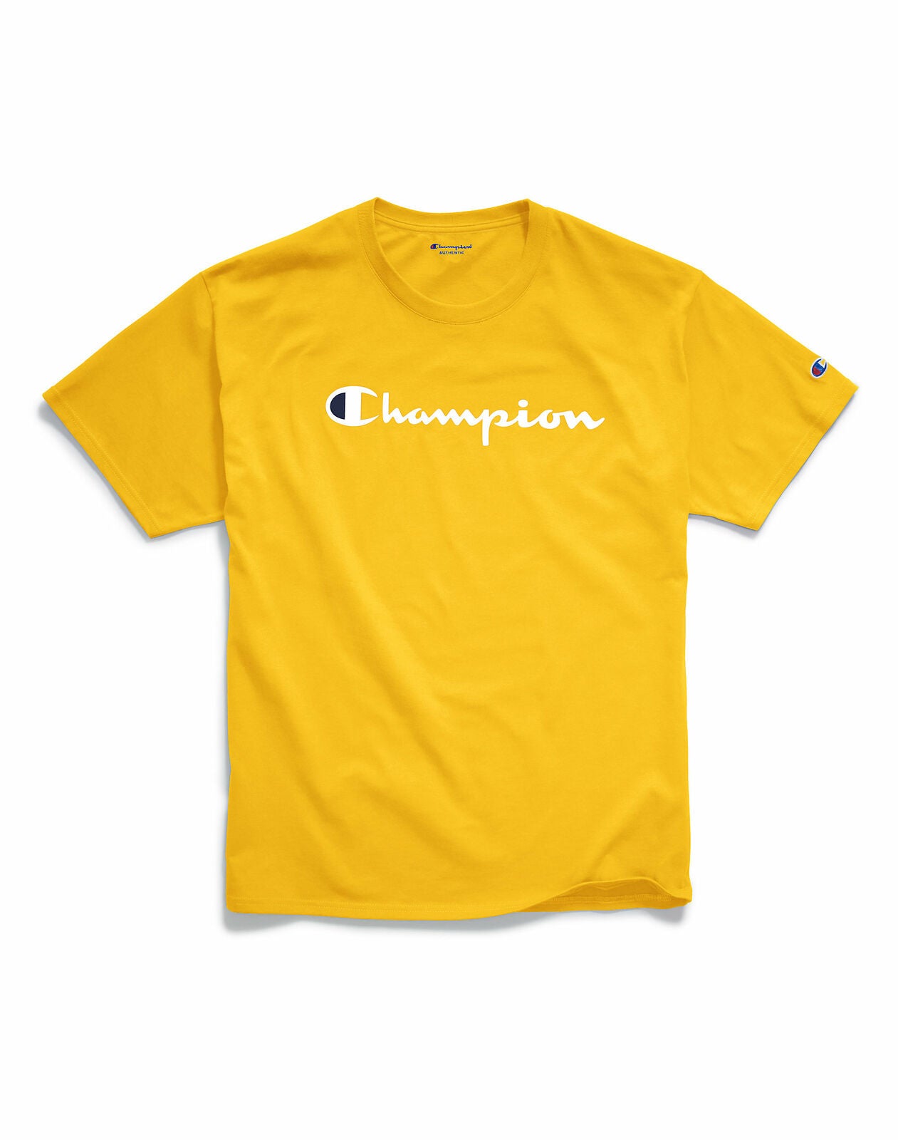 Champion Men's Classic Script Graphic Short Sleeve T-Shirt, Standard Fit, Script Logo